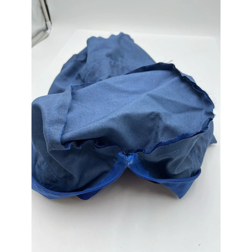 Vintage VISA Promotional Duffel Bag Blue Travel Gym Overnight YKK Zipper NWOT
